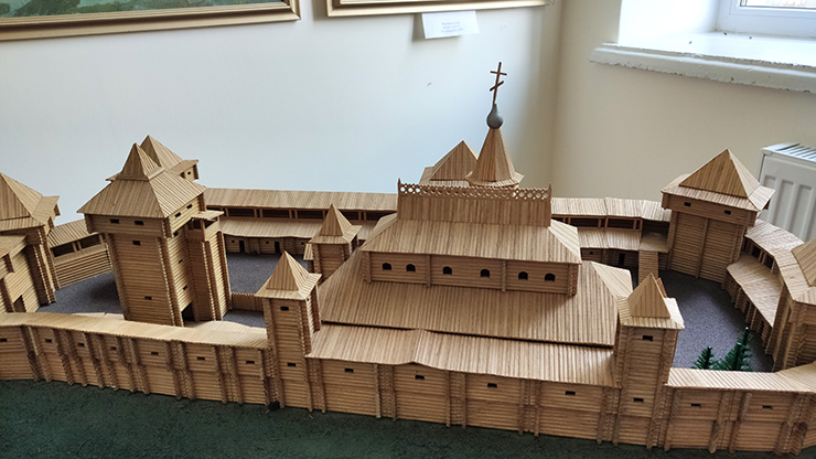 Модель Любечского замка